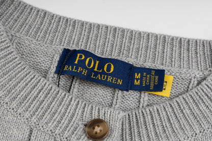 Kabelgebreid Katoenen Vest