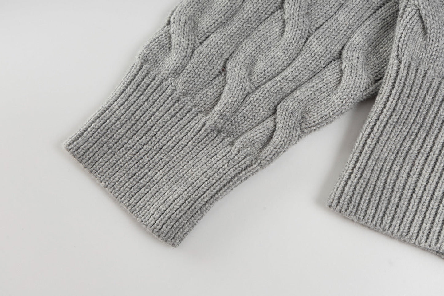 Kabelgebreid Katoenen Vest