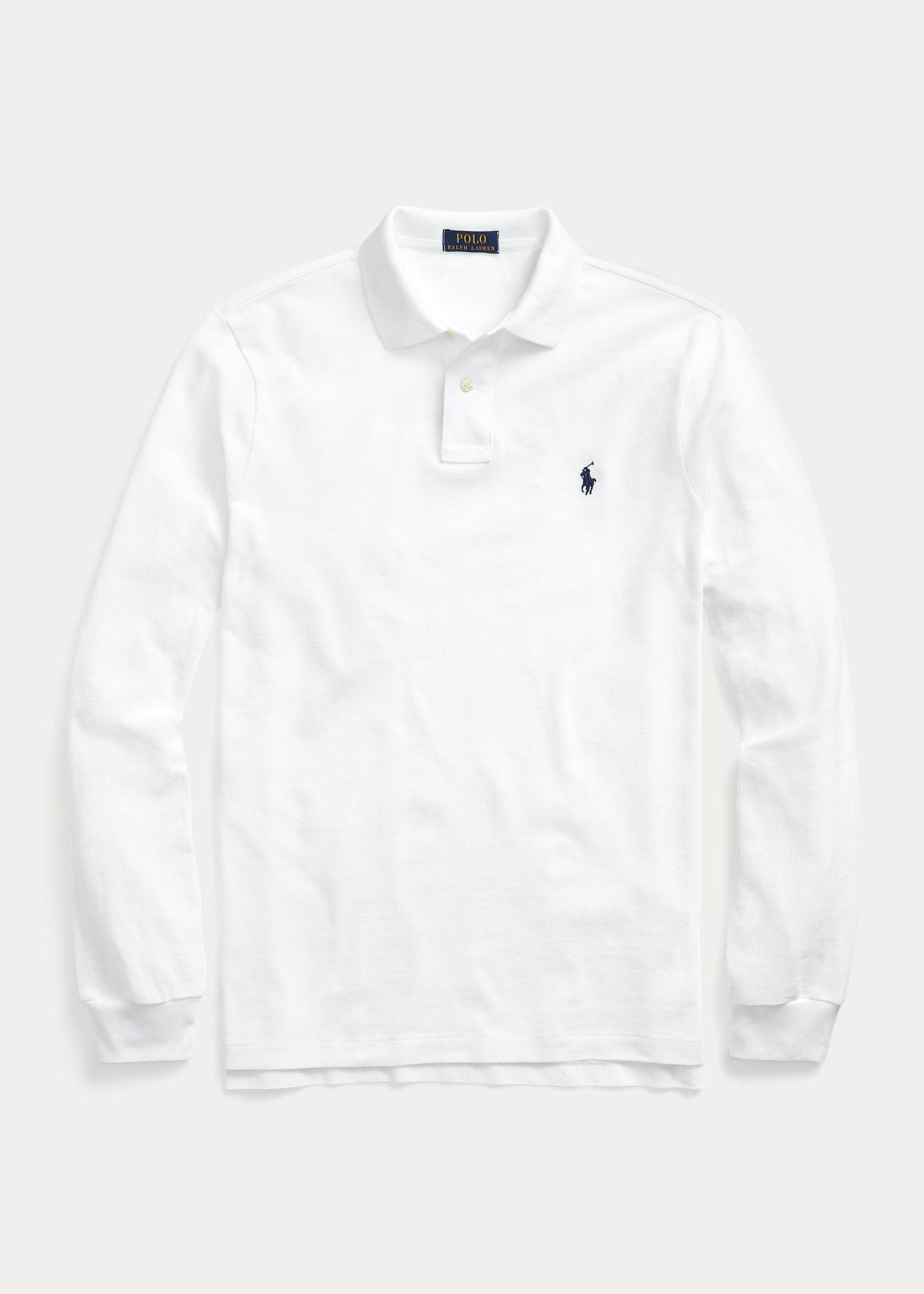 Polo Lange Mouw Wit
