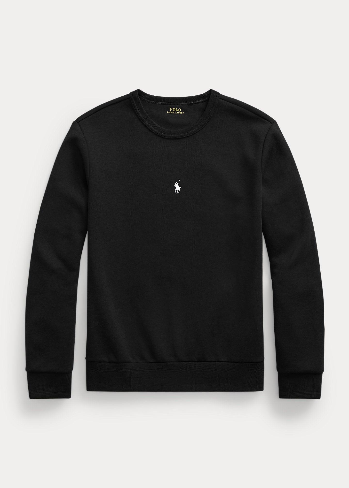 Polo Crewneck Sweatshirt Zwart